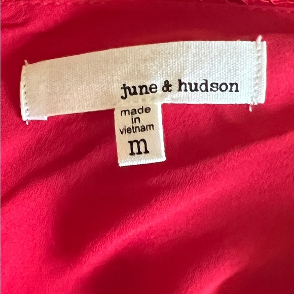 Red June & Hudson Vibrant jumpsuit - Picture 3 of 4